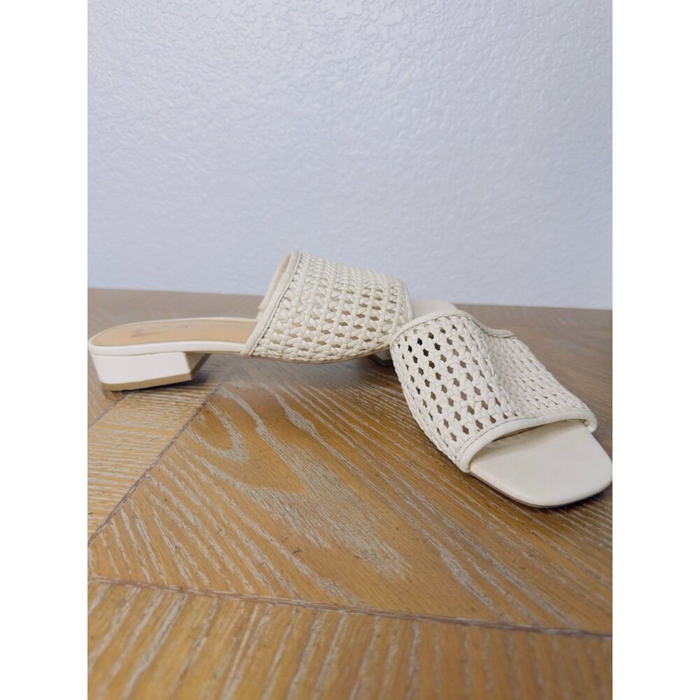 White Woven Sandals